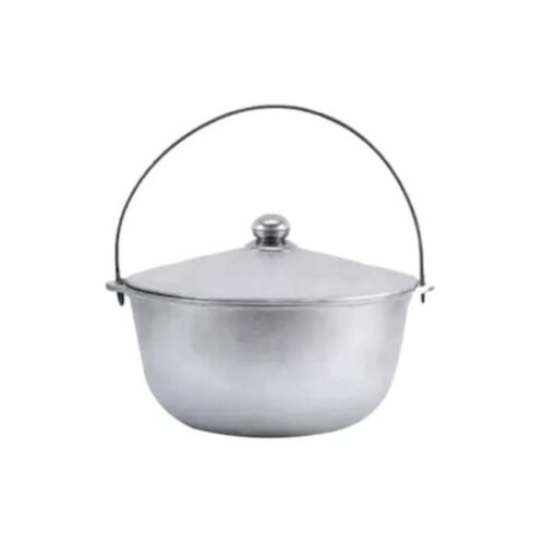 Ceaun din aluminiu turnat cu capac și mâner 10L