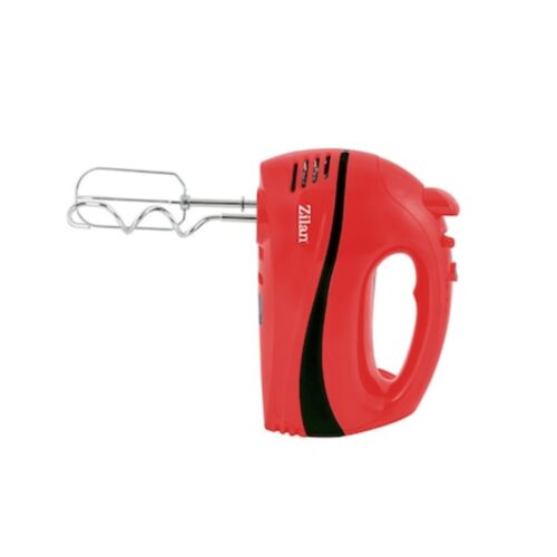Mixer electric de mână 300W, 5 viteze, ZLN-8402, Roșu