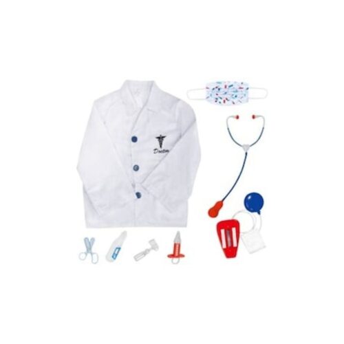 Costum de doctor și accesorii pentru copii 3-7 ani pentru băieți/fete
