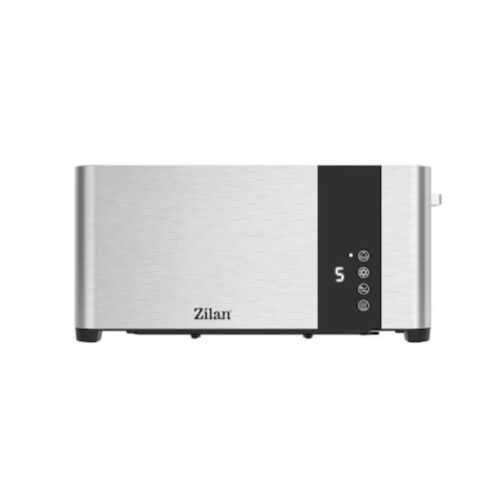 Prăjitor de pâine ZLN6234 - Argintiu, afișaj digital tactil, 1400W, oțel inoxidabil