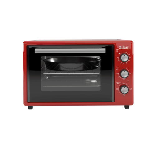 Cuptor electric ZLN5322 Gusto, Capacitate 35L, Temperatură maximă 250C, Temporizator, Putere 1800W, Roșu