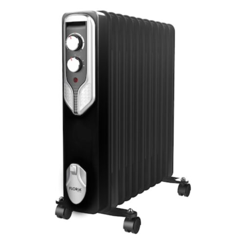 Radiator electric ZLN-3666, negru, 2500 W, 11 elemente