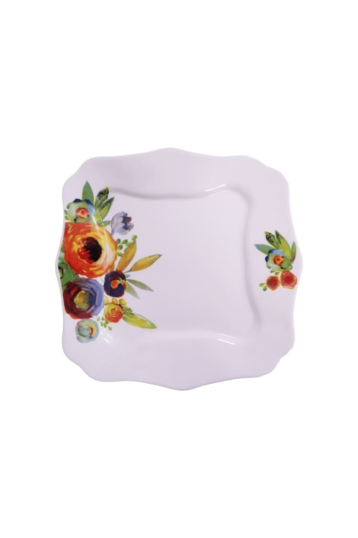 Set de 6 farfurii pătrate pentru desert, opale, 20,5 cm – Eleganță modernă pentru servirea deserturilor - imagine 2