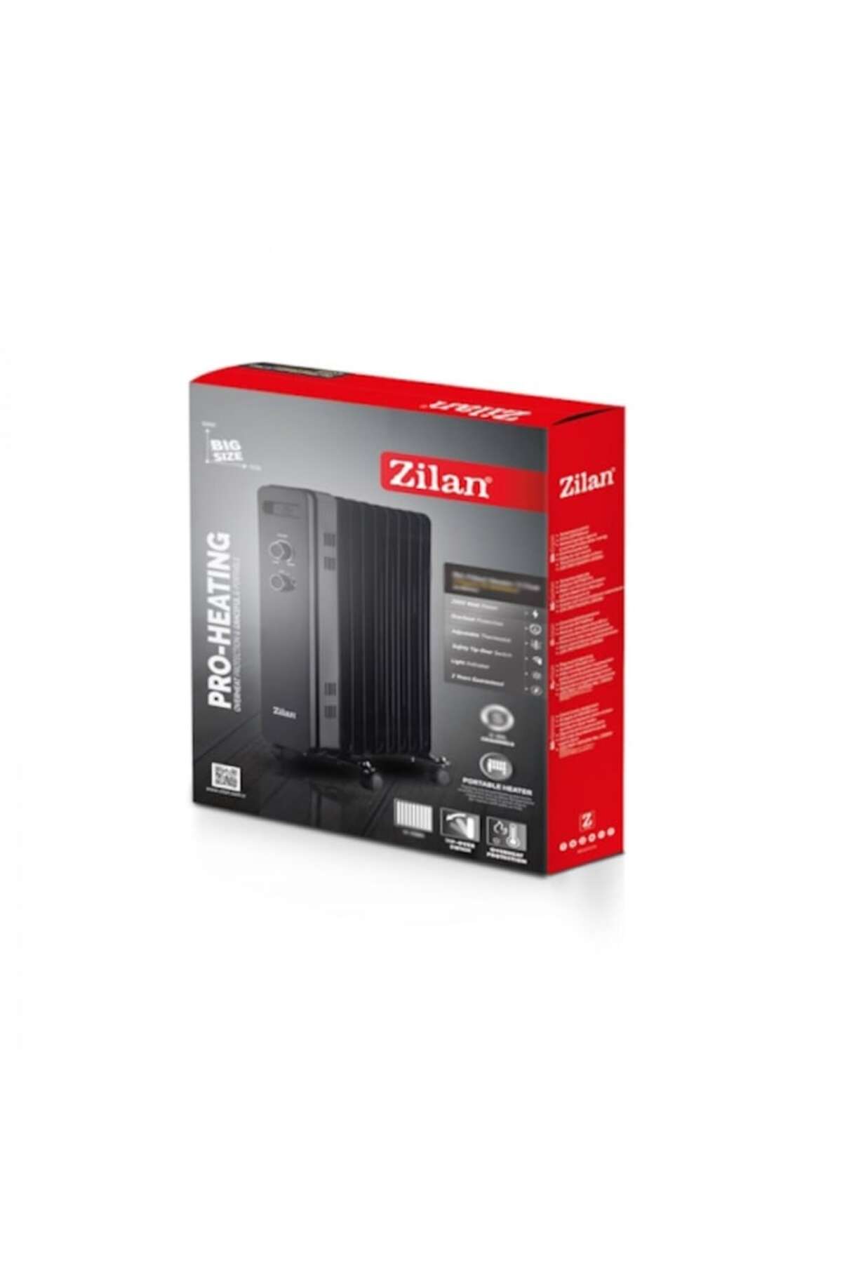 Radiator electric CMO-8450, 2500W, 11 aripioare, negru - imagine 2