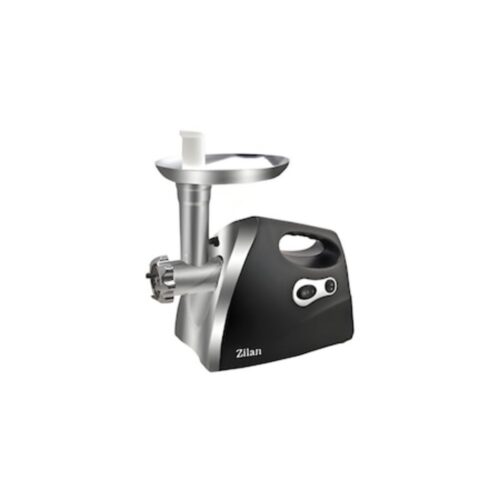 Mașină de tocat carne ZLN-7599, neagră, 1200W, tavă și panou din oțel inoxidabil, accesoriu pentru cârnați, inversă