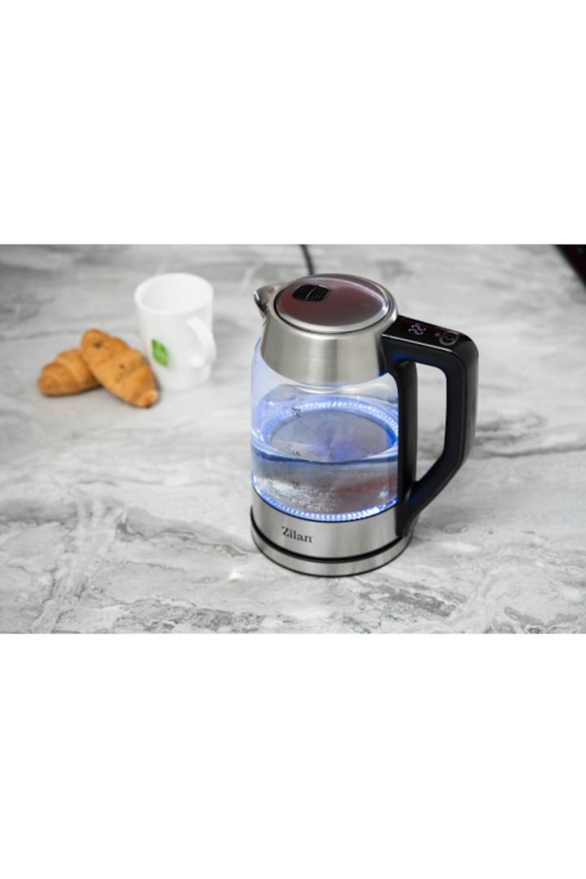Fierbător electric ZLN8955, transparent, 2200 W, 1,7 L - imagine 2