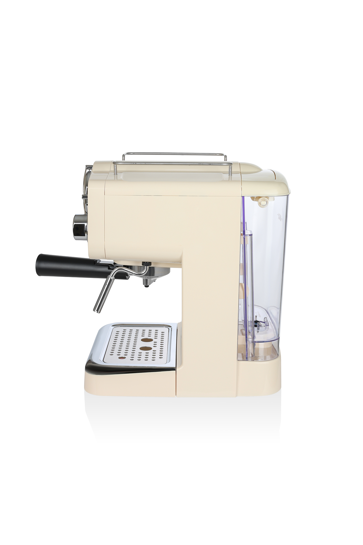 Espressor manual ZLN2992 Crem, 15 bari, 1.25 l, 1100W, Design Retro - imagine 2