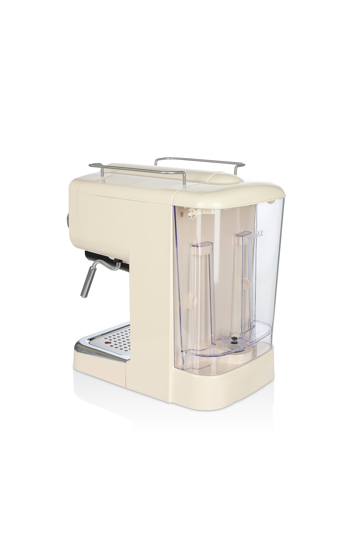 Espressor manual ZLN2992 Crem, 15 bari, 1.25 l, 1100W, Design Retro - imagine 4