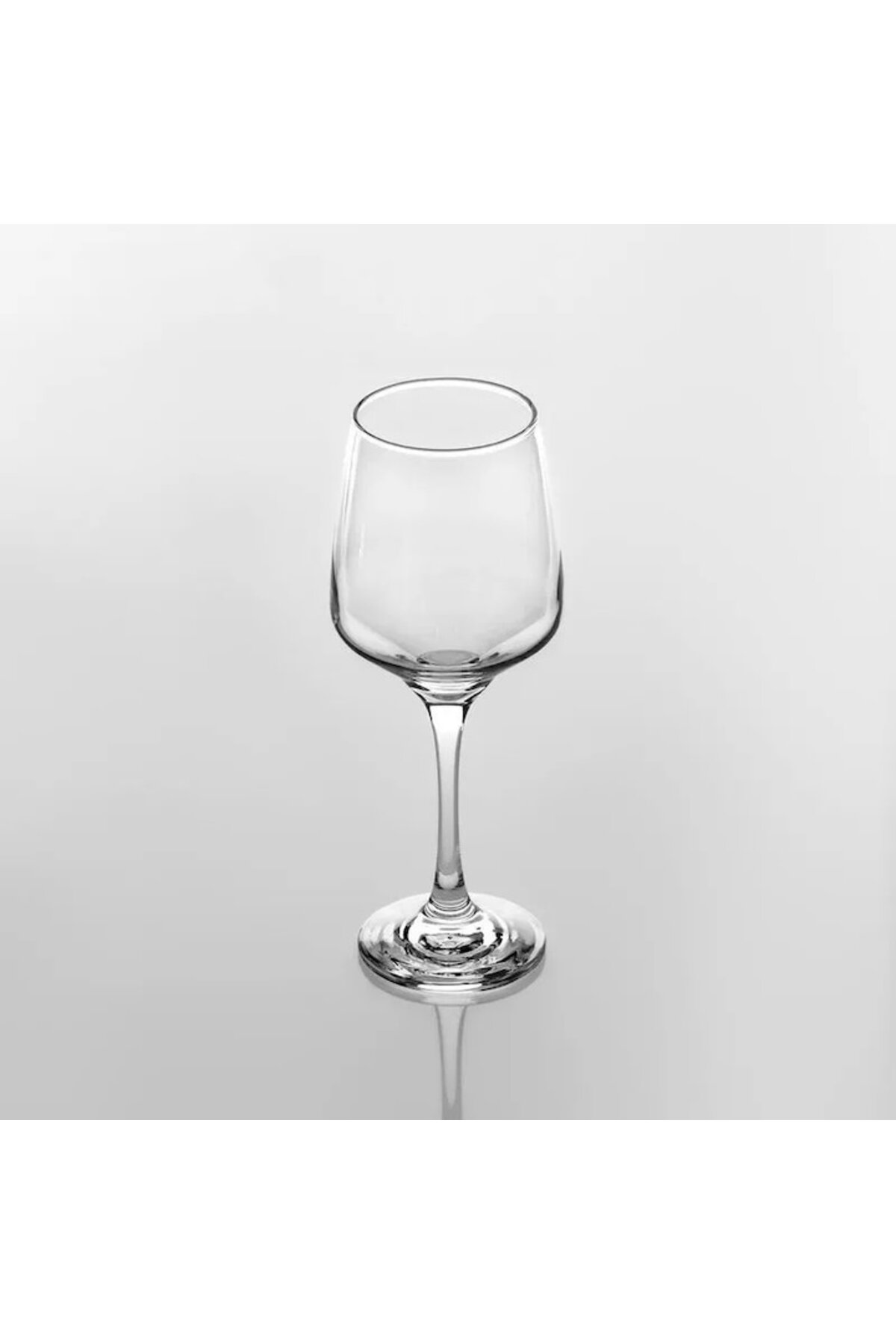 Pahar cu picior, transparent, 380ml, 9x22cm, set - imagine 2