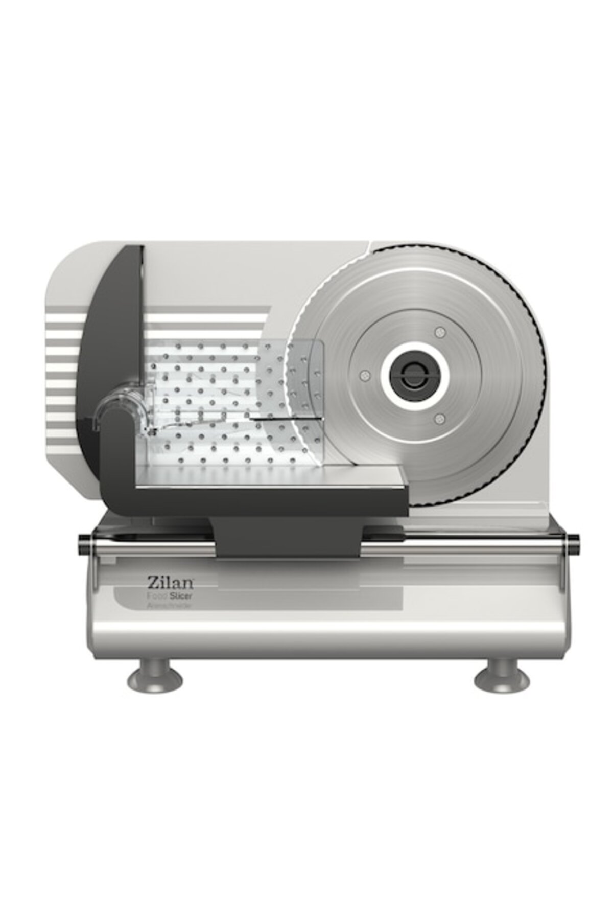 Feliator electric de alimente ZLN-3376, 150W, grosime reglabilă a feliei 1–15 mm, oțel inoxidabil negru