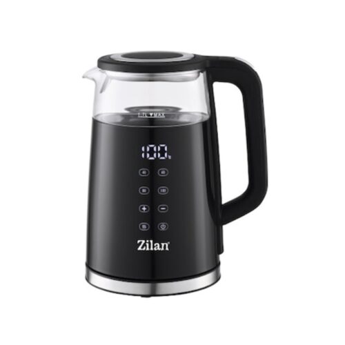 Fierbător electric ZLN7859 Negru, Afișaj digital, 2200W, Panou de control tactil