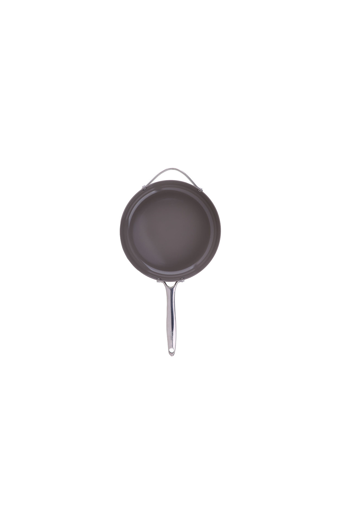 Tigaie înaltă cu capac ZILAN, interior ceramic, diametru 28cm, crem TYC69220C2599B30A6E55AF00 - imagine 4