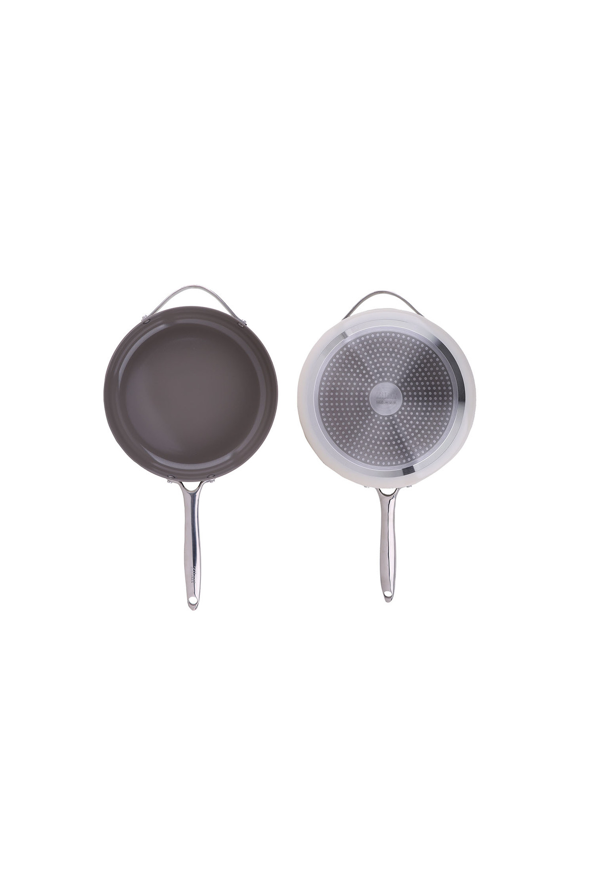 Tigaie înaltă cu capac ZILAN, interior ceramic, diametru 28cm, crem TYC69220C2599B30A6E55AF00 - imagine 6