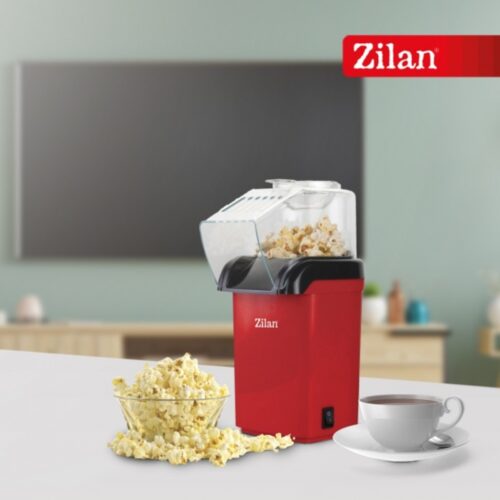 Aparat de popcorn ZLN8046, Red Power, 1200W, sistem cu jet de aer cald