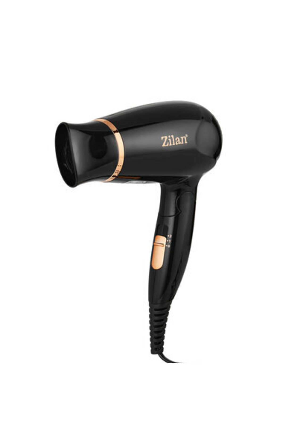 Uscător de păr Floria ZLN2953 Negru cu mâner pliabil pentru călătorii, 1200 W, 2 viteze și temperatură. - imagine 3