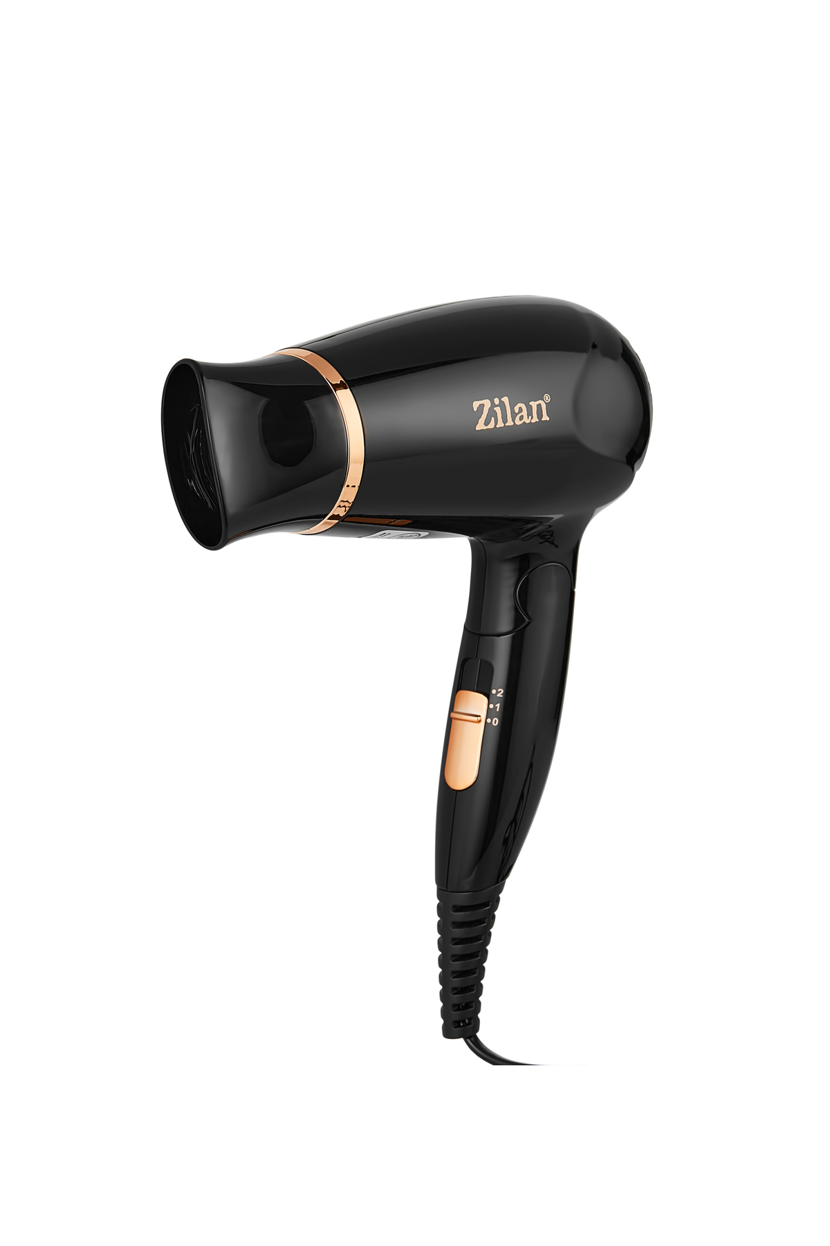 Uscător de păr Floria ZLN2953 Negru cu mâner pliabil pentru călătorii, 1200 W, 2 viteze și temperatură. - imagine 5