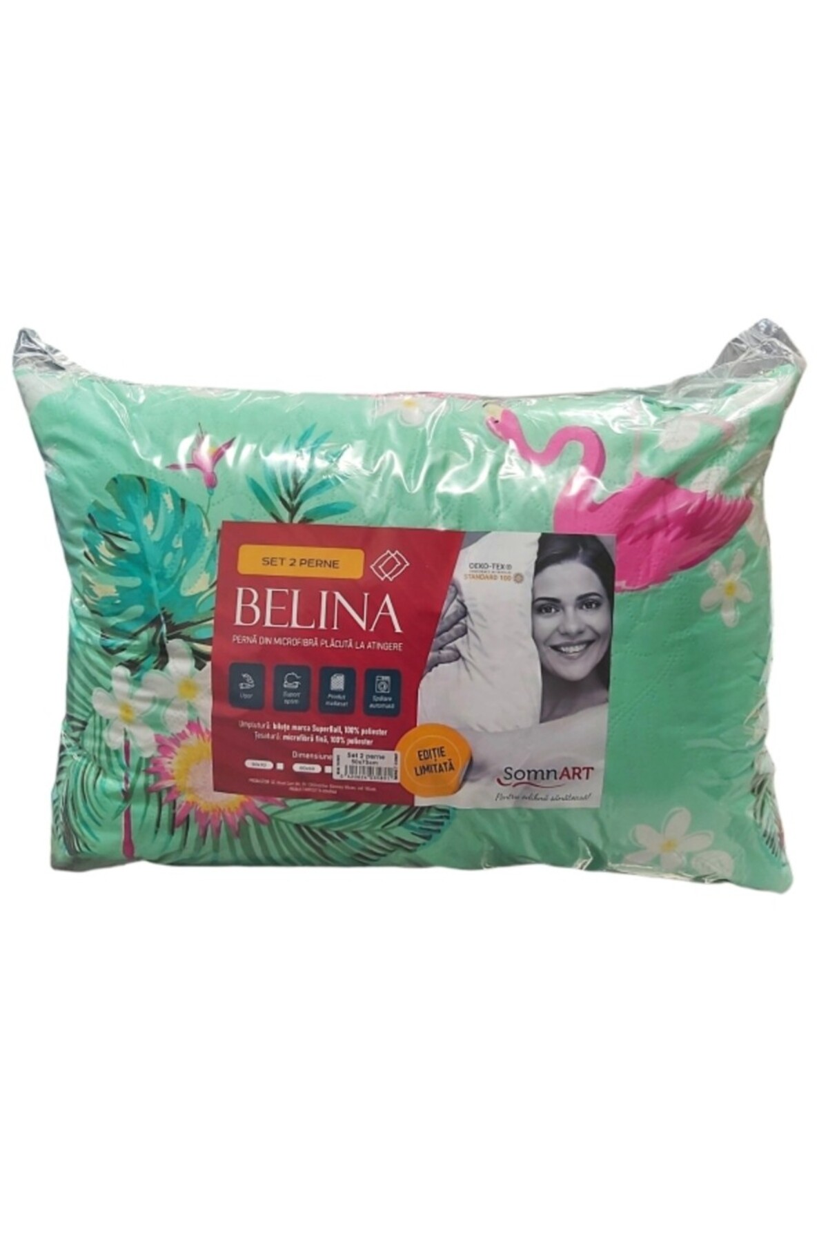 SET 2 PERNE MATLAZATE COLOR 50 × 70 CM