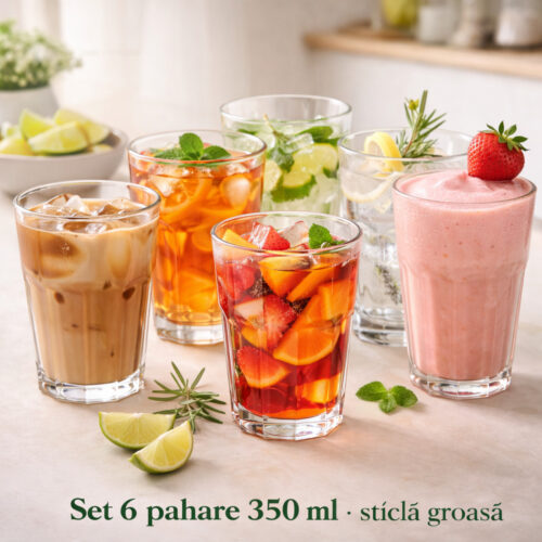 Set 6 Pahare Casablanca 350ml