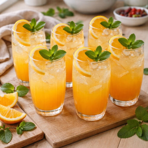 Set 6 Pahare din sticlă premium 510 ml pentru apă, sucuri și cocktailuri