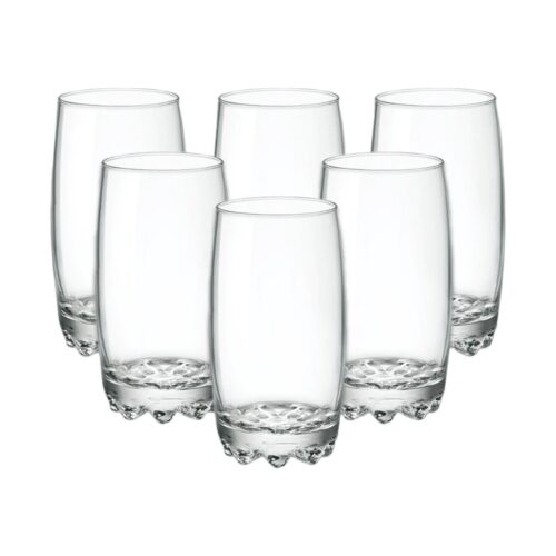 Set de 6 pahare SYLVANA pentru băuturi lungi 385 ml