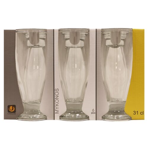 Set de 6 pahare de bere 310 ml