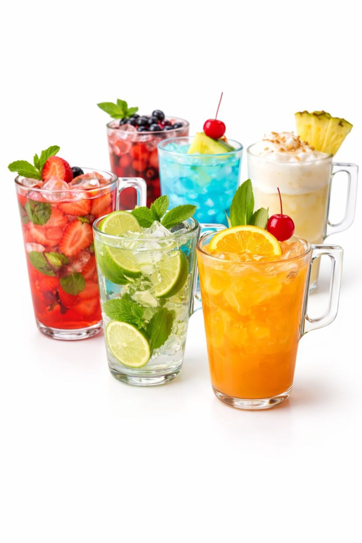 Set NOBEL de 6 căni de sticlă 260 ml