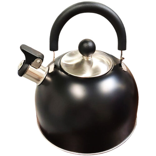 Ceainic metalic negru 2,5 L (19 x 11,5 cm) 106043