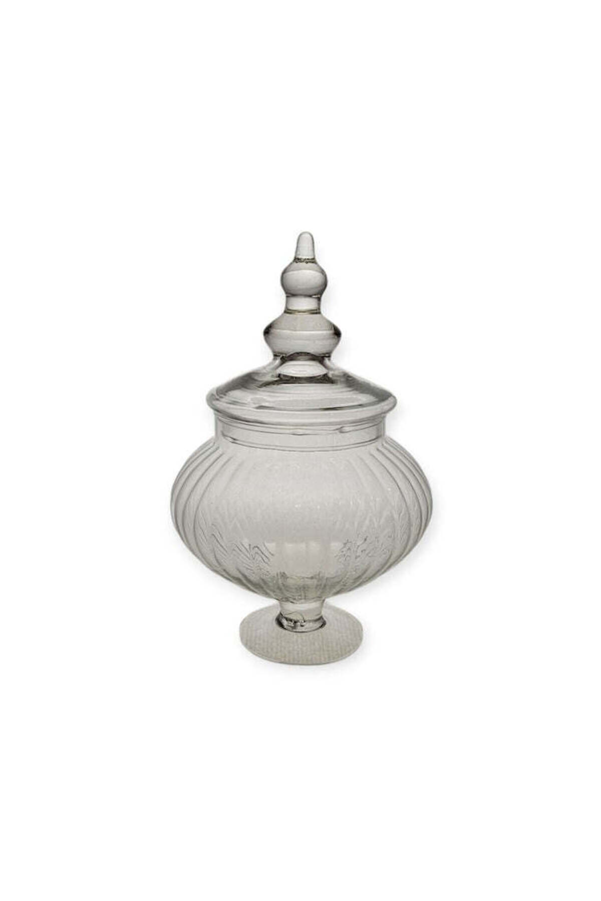 Maria Bonbonniere - Sticlă transparentă cu model, 31 cm